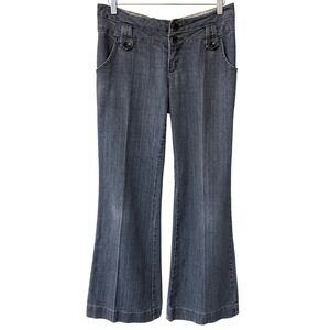 Boom Boom Jeans Womens Y2K Size 11 Flare Leg Denim Pants Trouser
